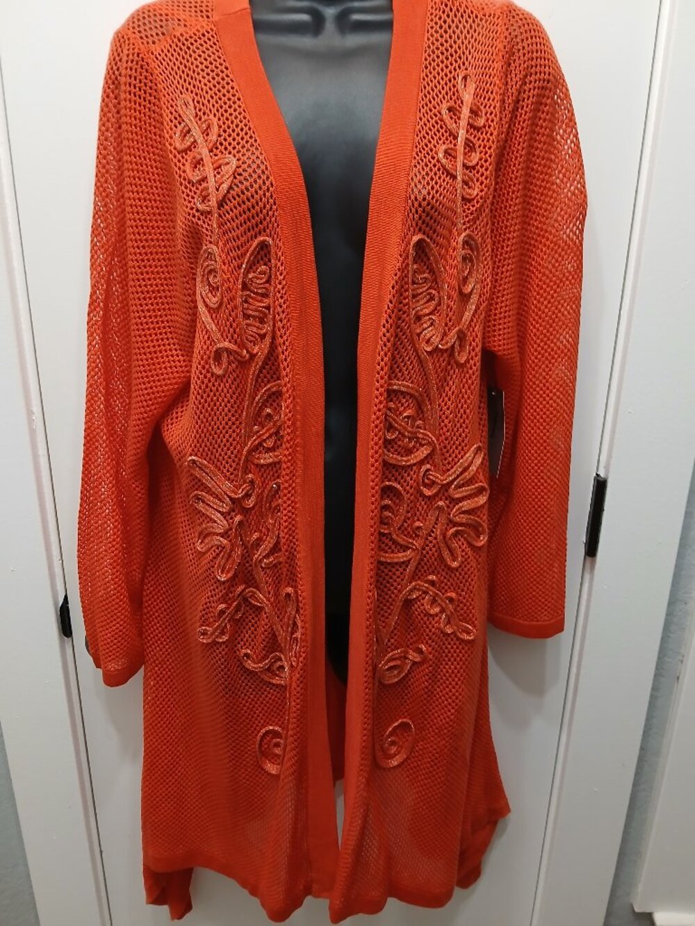 Added Dimensions Fishnet Coverup🧡